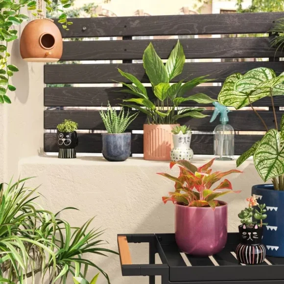 Ceramic Family Dog Outdoor Planter - Threshold - Picture 6 of 9